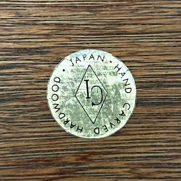 Vintage G.I. Japan Carved Hardwood Serving Tray Floral Tile Charcuterie Board - Picture 8 of 8